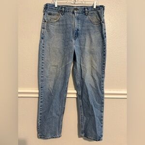 Carhartt lightly distressed tapered-leg jeans size 36x30